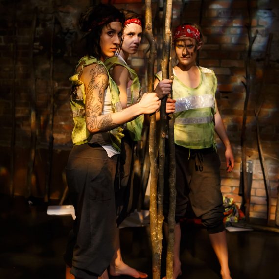 Shelby Janson, Kristina Stephenson and Claire Bolton in HEART OF DARKNESS (Photo by Constant de la Cruz)